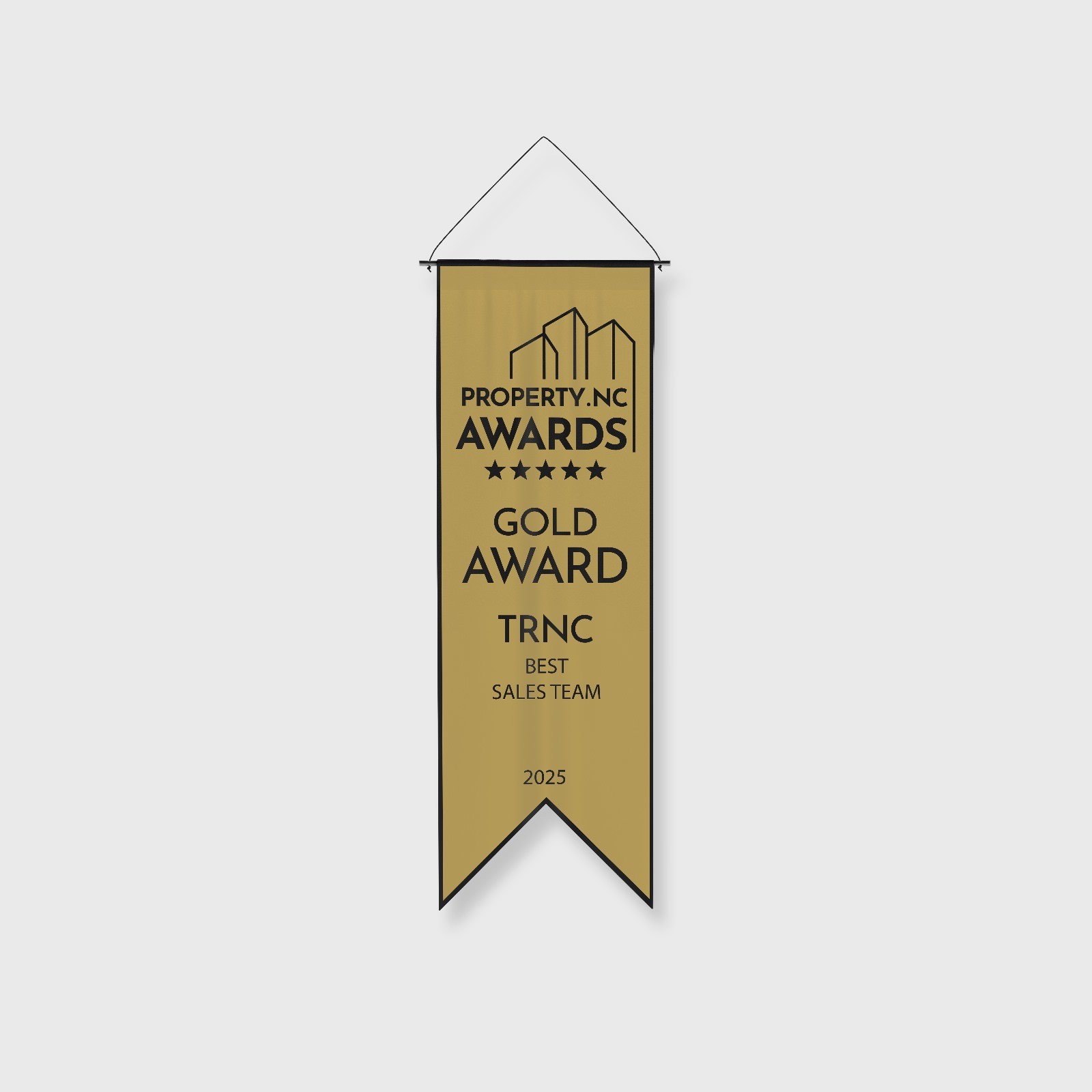 Hanging Ribbon Flag